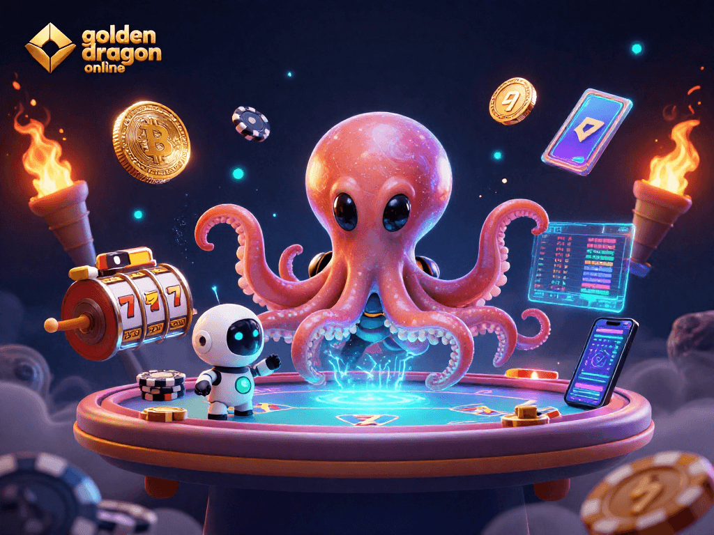 Experience thrilling gameplay with golden dragon online in 3D, featuring engaging slot reels and vibrant visual effects.