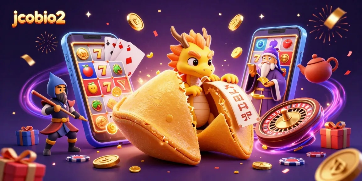 Engage in thrilling gameplay with jcobio2's vibrant 3D casino scene and rich gaming elements.