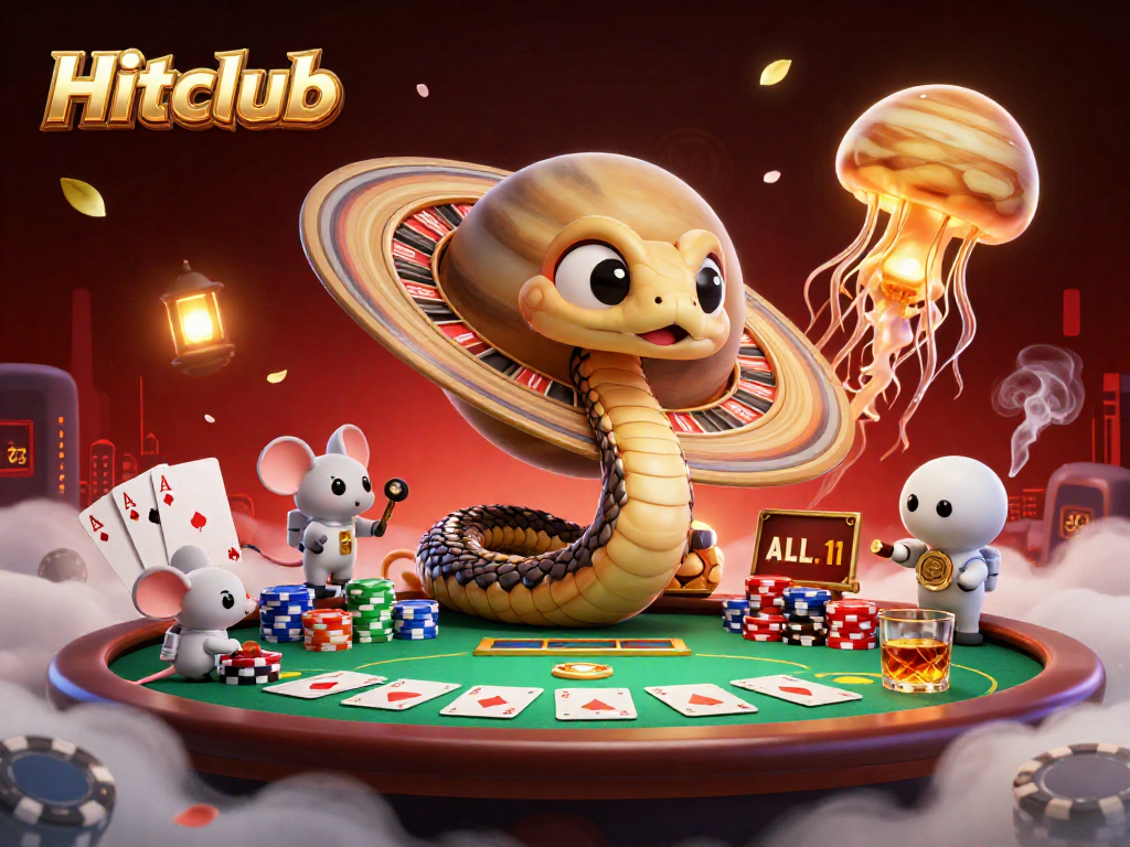 Hitclub invites players to experience cosmic gambling with unique characters and vibrant casino action.