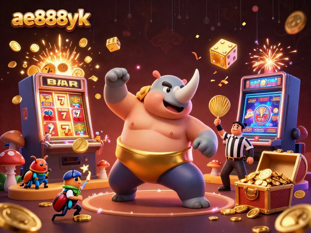 Experience thrilling gameplay with ae888yk's exciting slots, featuring vibrant visuals and dynamic scenes.
