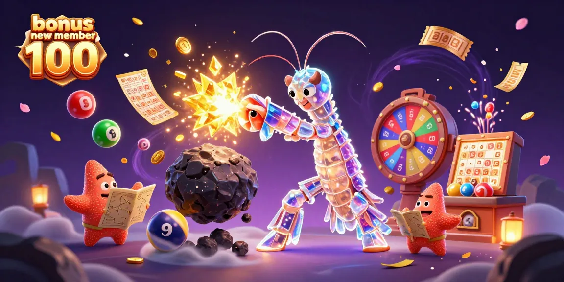Engage with bonus new member 100 offers for gambling fun, illustrating vibrant slot elements and winning chances.