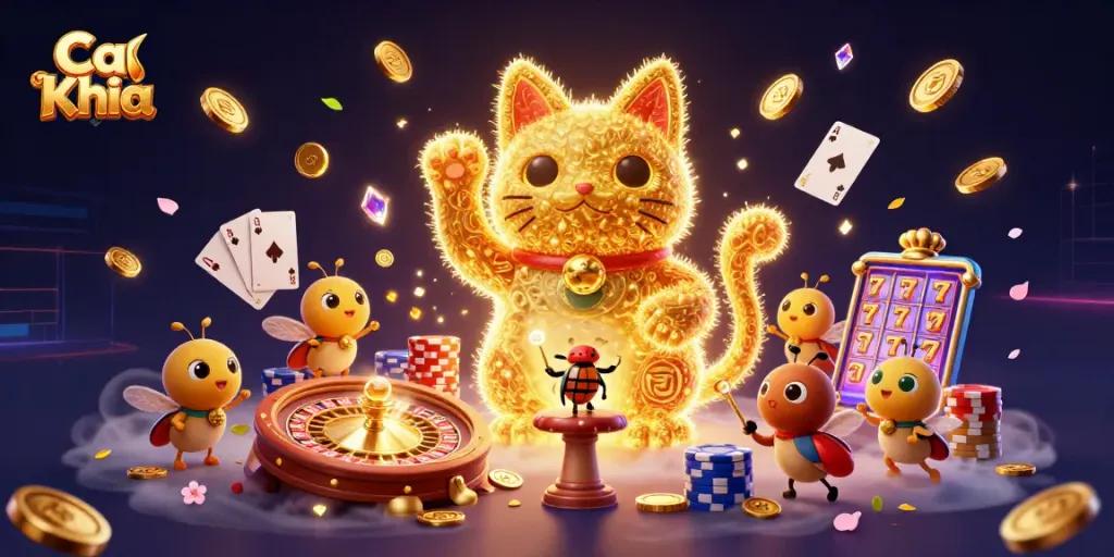 Experience winning excitement at Ca Khia with vibrant casino elements and dynamic charm!