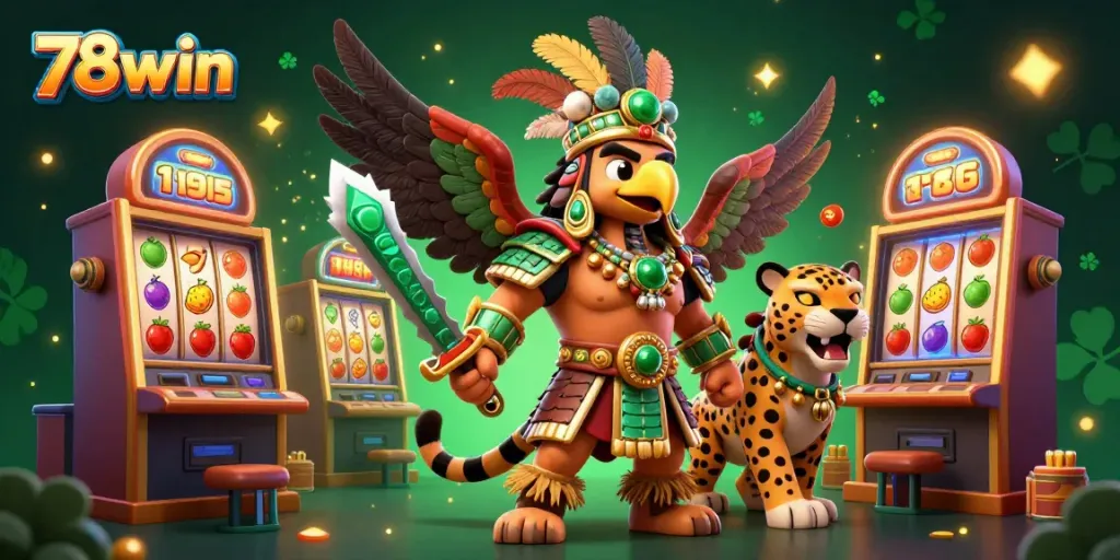 Experience the excitement of 78win with dynamic slot machines and vibrant gaming elements.
