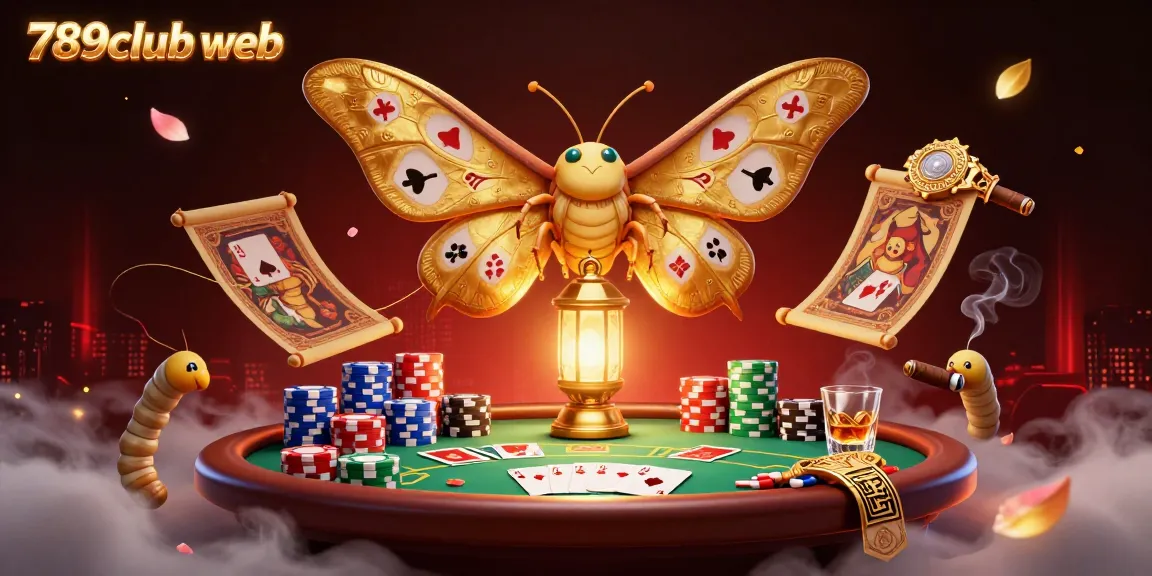 Experience thrilling gameplay at 789club web, with vibrant 3D elements showcasing poker action.