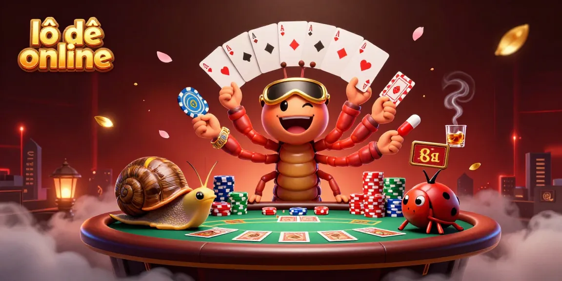 Experience the excitement of lô đề online with vibrant characters and dynamic gaming elements in this illustration.