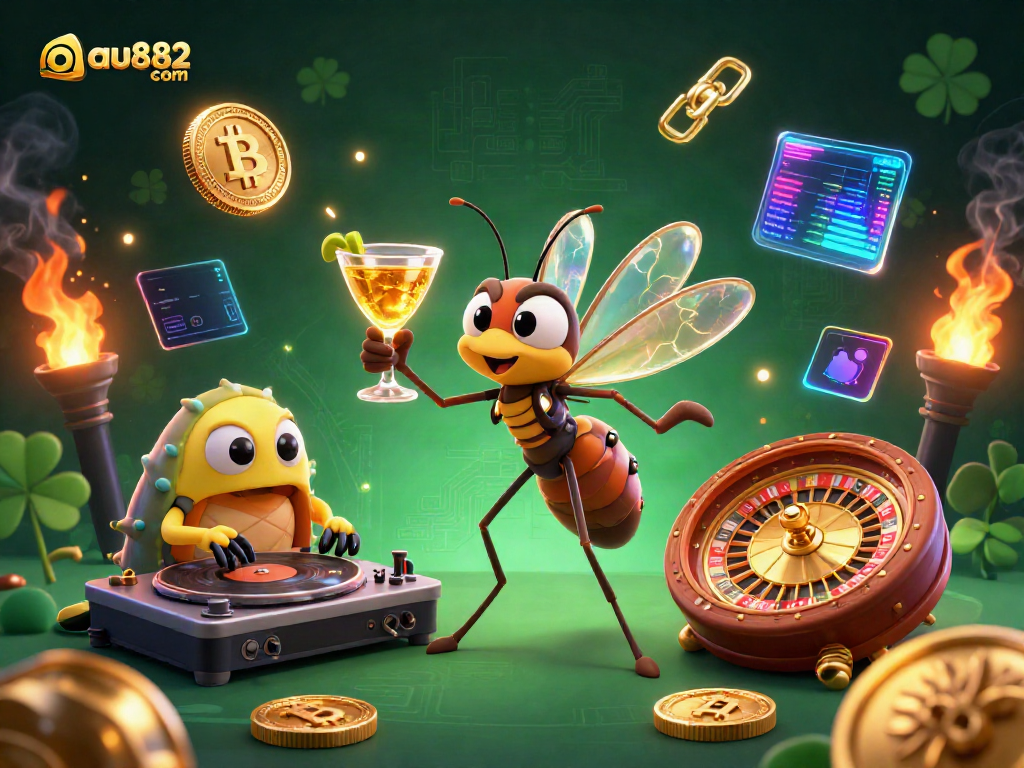Experience thrilling action at aau882 com with a vibrant casino scene featuring unique characters and immersive elements.