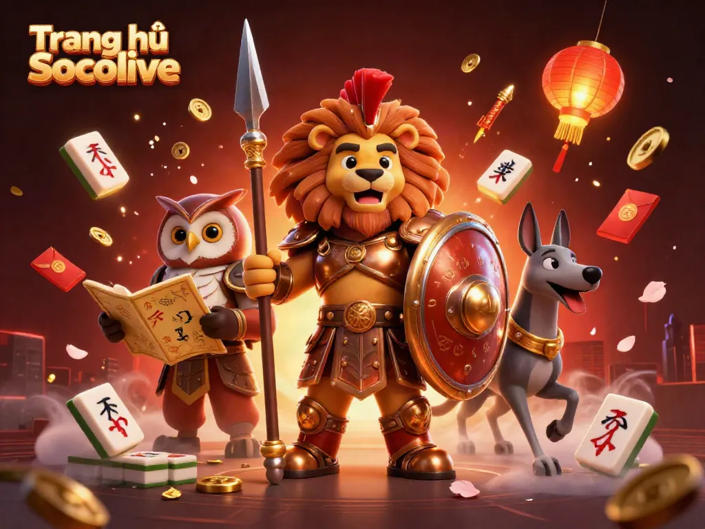 Engage in dynamic gameplay at Trang chủ Socolive with heroic characters and vibrant casino elements.