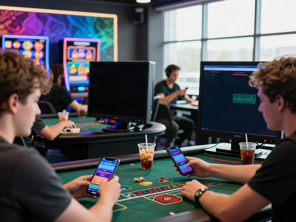 9 bet players enjoying an exciting gaming experience in a vibrant online casino atmosphere.