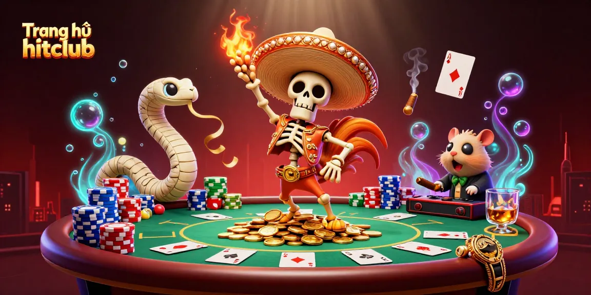Engage in thrilling action at Trang chủ hitclub with lively characters on a vibrant casino scene.