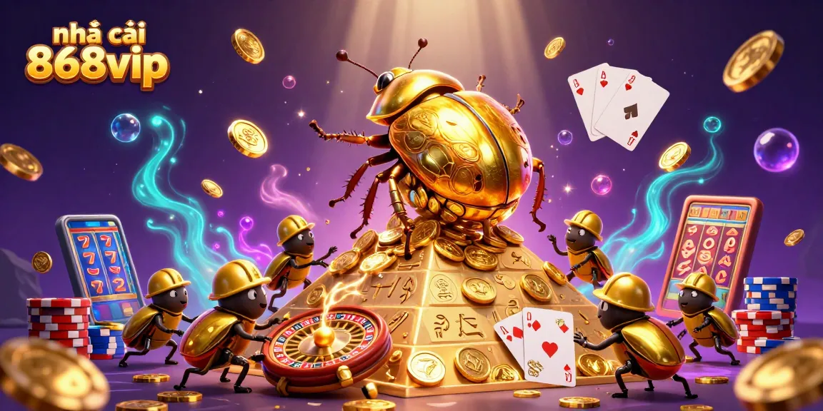 Experience the vibrant and dynamic world of nhà cái 868vip with dynamic casino illustrations.