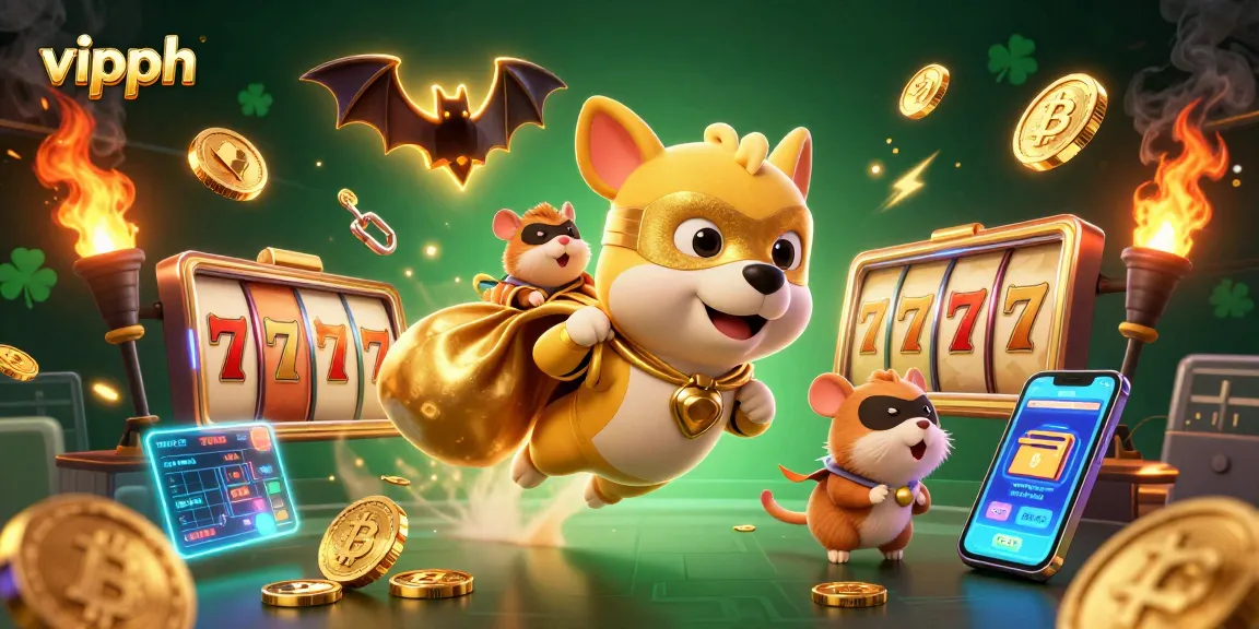 Join the excitement of vipph casino with vibrant characters and dynamic gaming elements.