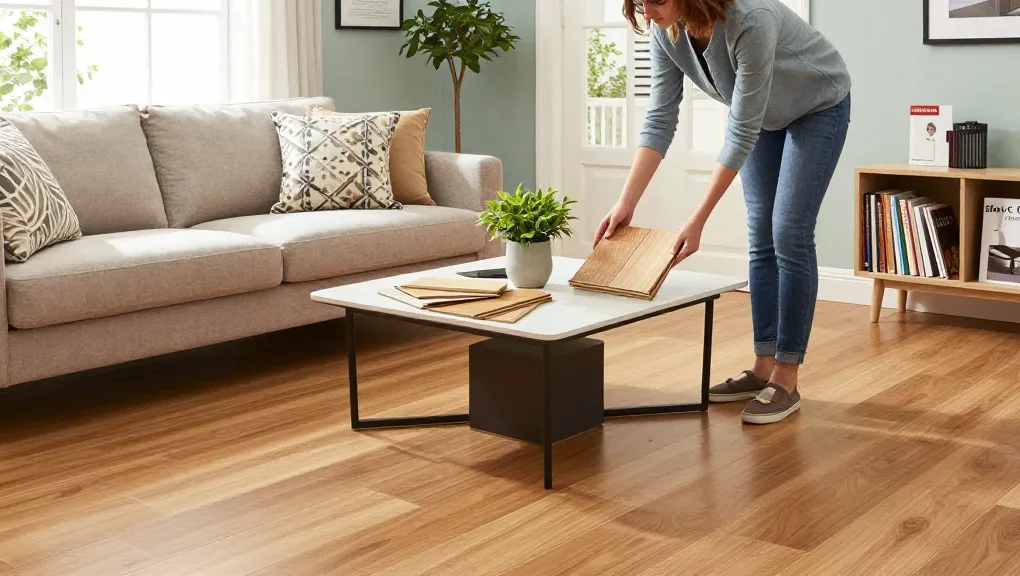 uk homeowners flooring guide comparison of laminate and engineered wood in stylish living room