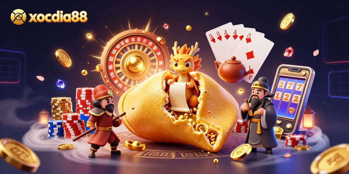 xocdia88 fortune cookie reveals treasures in this thrilling online casino scene.