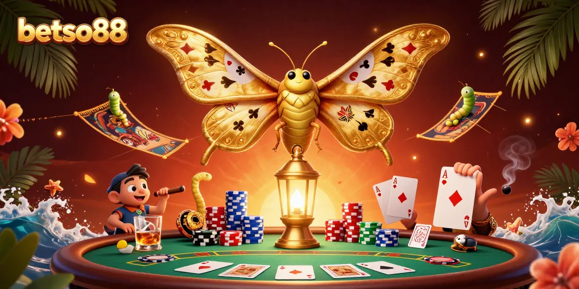 Engage in thrilling gaming experiences with betso88, featuring a vibrant casino scene with unique characters.