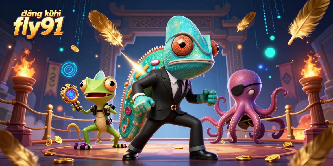 Experience dynamic gaming with đăng ký fly91, featuring vibrant characters and rich casino elements.