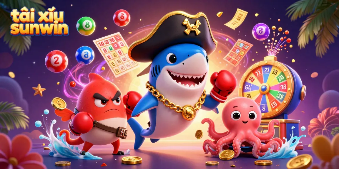 Win big with tài xỉu sunwin—exciting gameplay featuring dynamic lottery elements and vibrant characters.