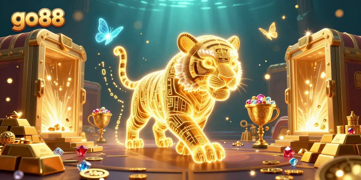 Experience the excitement of go88 as players navigate a vibrant casino, winning treasures and enjoying immersive gameplay.