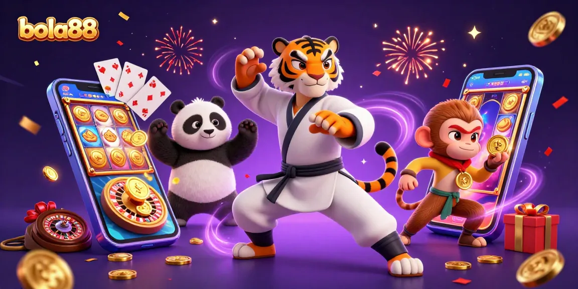 Permainan menarik di bola88 dengan karakter lucu dan slot keberuntungan