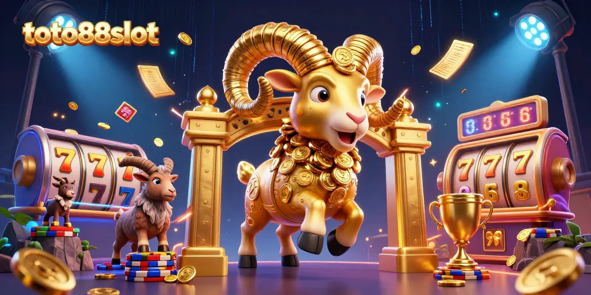 Engage with thrilling Toto88slot gameplay, featuring dynamic slot gaming elements and golden visuals.