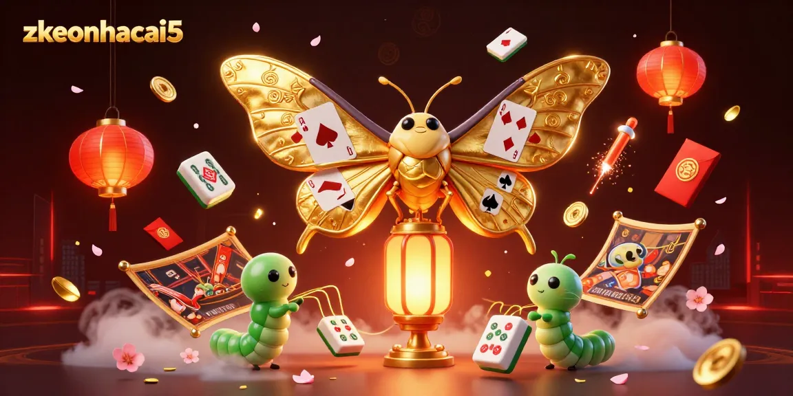 Experience thrilling wins with zkeonhacai5 in a vibrant casino-themed illustration.