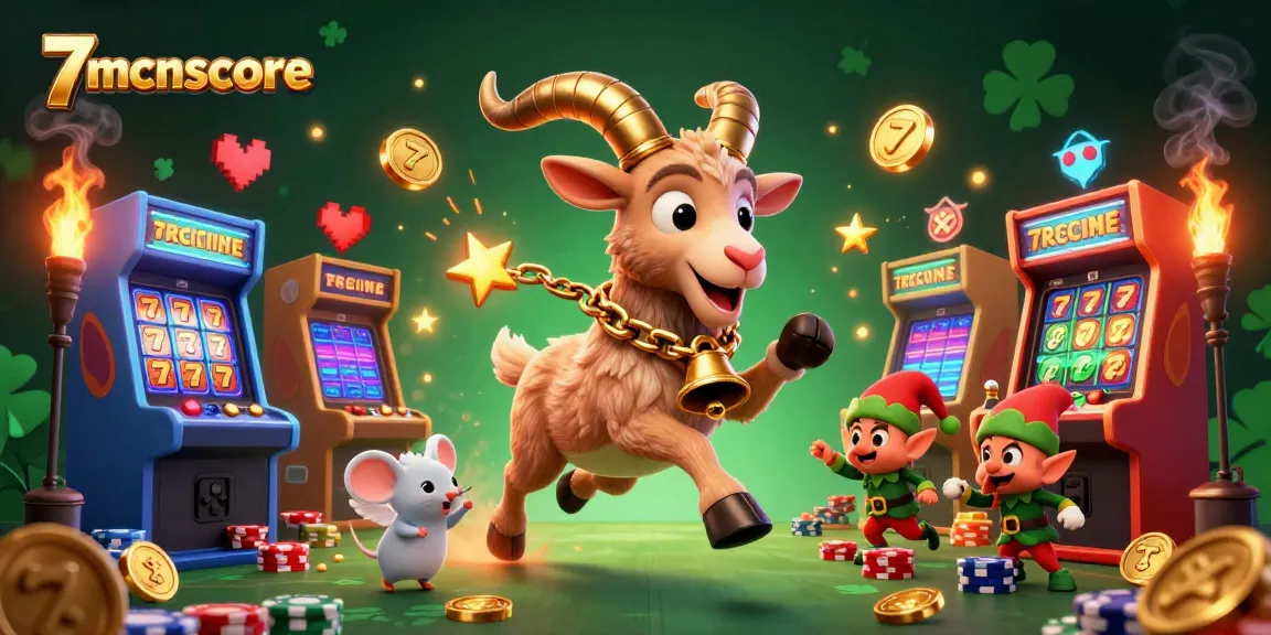 Experience the thrilling chaos at 7mcnscore's holiday-horror casino with Krampus, angel mice, and mischievous elves!