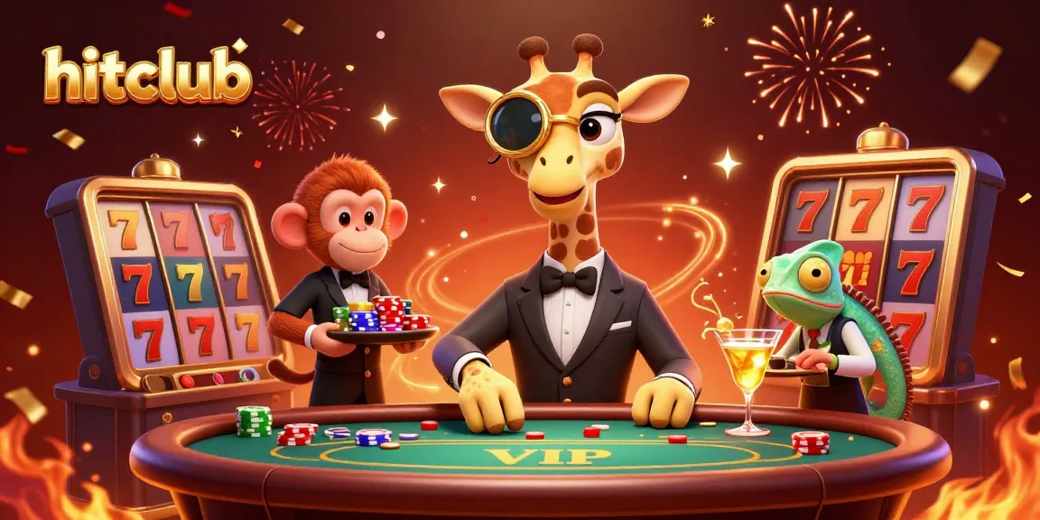 Experience thrilling gameplay at hitclub with a vibrant 3D casino scene featuring unique characters and dynamic elements.
