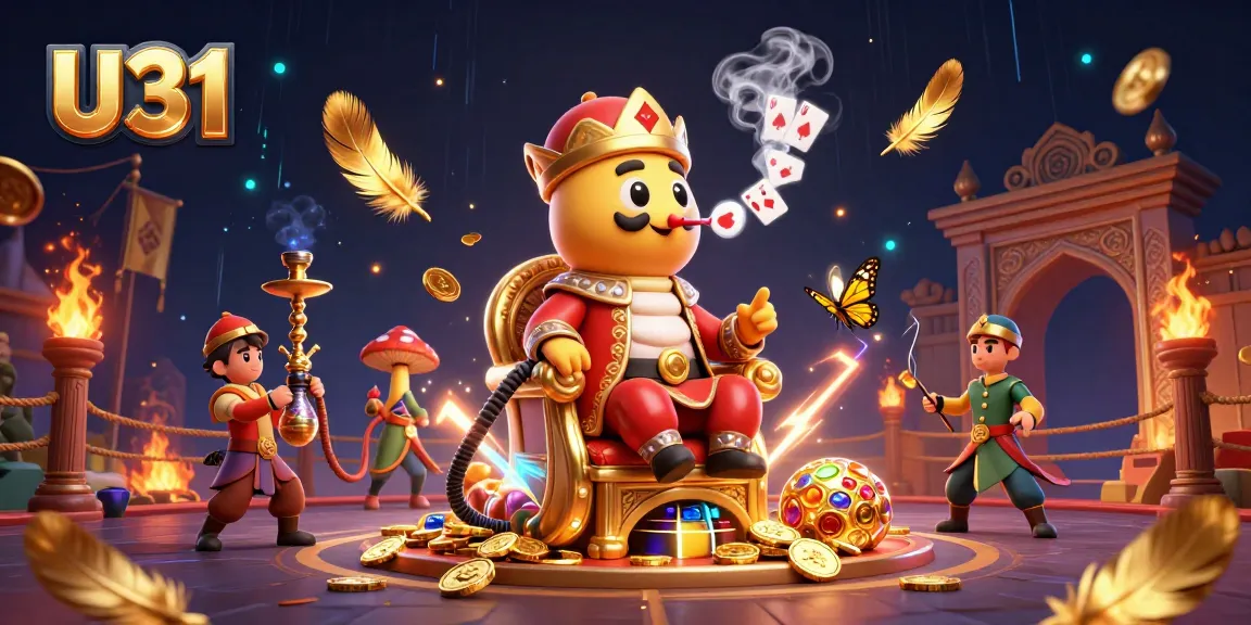 Experience U31 with a 3D whimsical caterpillar master blending casino and adventure elements.